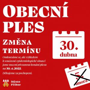 přesunutí obecního plesu