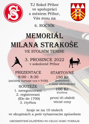 Memoriál Milana Strakoše ve stolním tenise 1