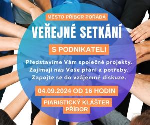 Veřejné setkání podnikatelů