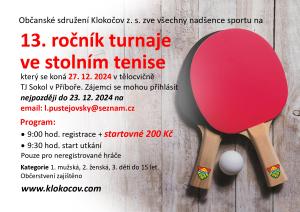 Turnaj ve stolním tenise