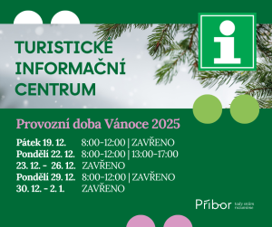 Provozní doba TIC Vánoce 2025